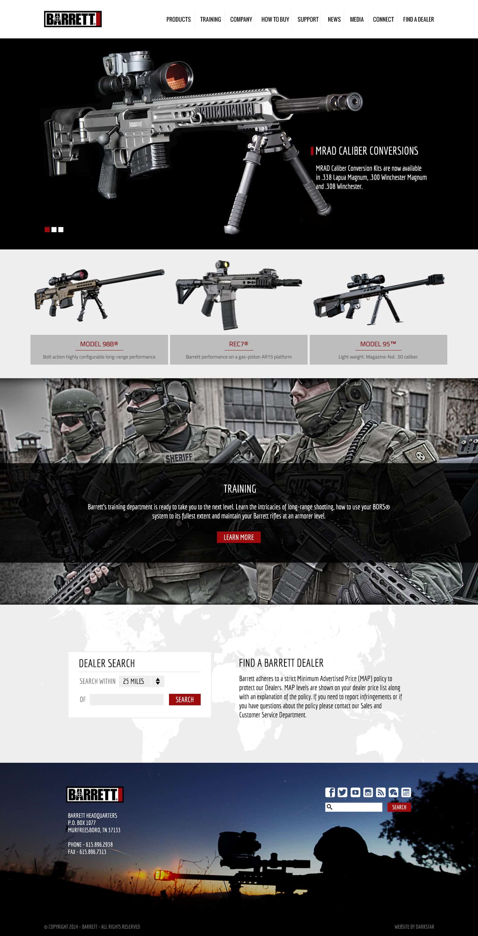 Barrett Website Design